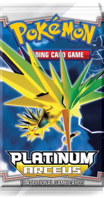 Pokémon Arceus Booster Pack Zapdos