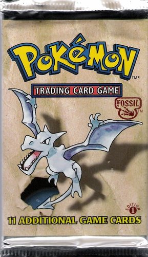Pokémon Fossil First Edition Booster Pack