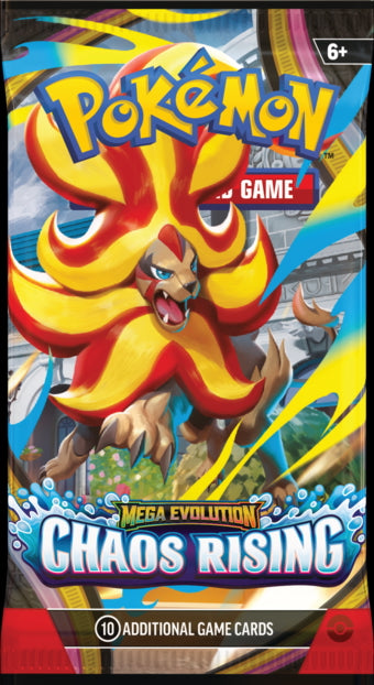 Pokémon Mega Evolutions Chaos Rising Booster Pack Dragalge Greninja Pyroar