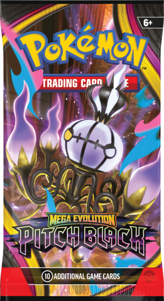 Pokémon Mega Evolutions Pitch Black Booster Pack Chandalure