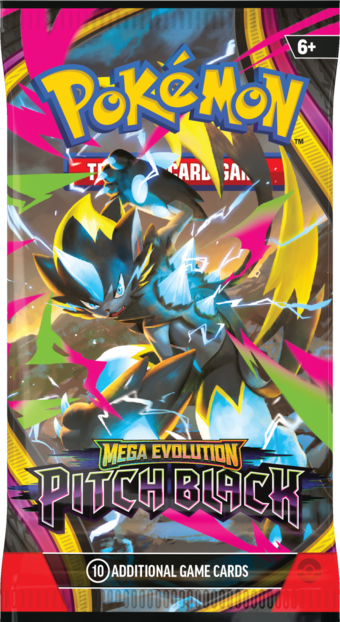 Pokémon Mega Evolutions Pitch Black Booster Pack Zeraora