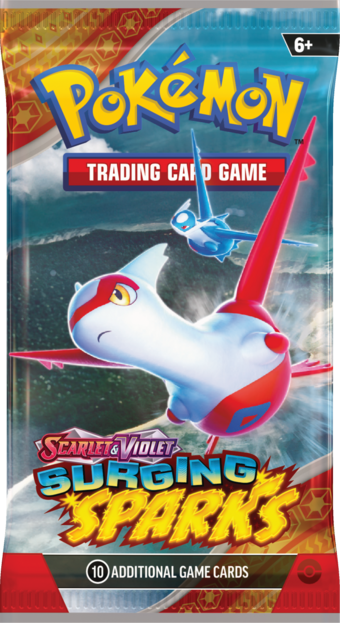 Surging Sparks Booster Pack met Latias