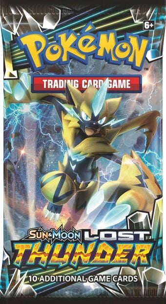 Pokémon Sun & Moon Lost Thunder Booster Pack Zeraora