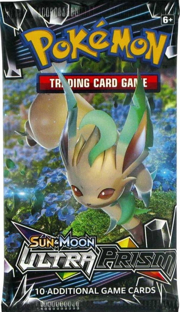 Pokémon Sun & Moon Ultra Prism Booster Pack Leafeon