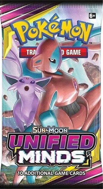 Pokémon Sun & Moon Unified Minds Booster Pack Espeon Deoxys