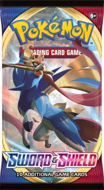 Pokémon Sword & Shield Base Set Booster Pack Zacian