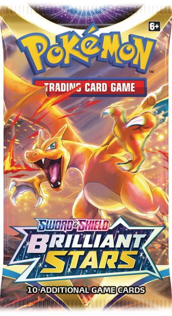 Pokémon Sword & Shield Brilliant Stars Booster Pack Charizard