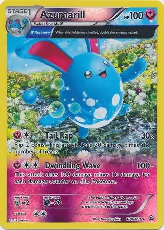 Primal Clash Azumarill #104/160 reverse holo