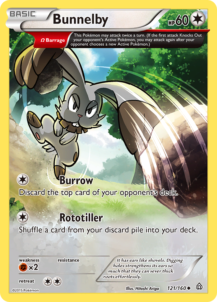 Primal Clash Bunnelby #121/160
