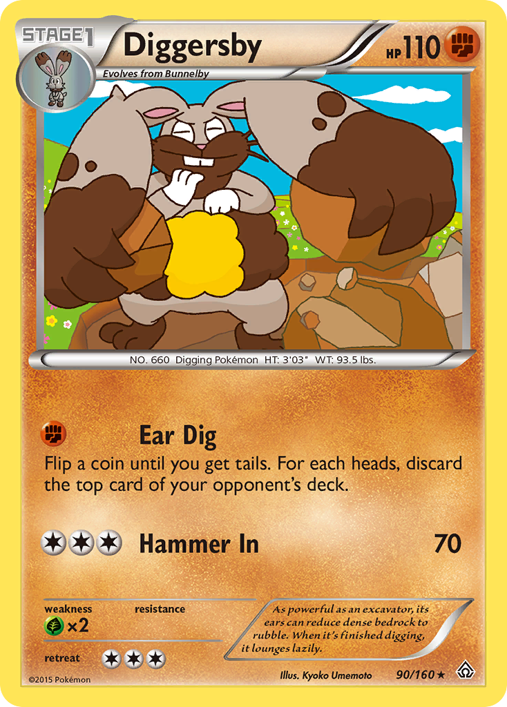 Primal Clash Diggersby #90/160