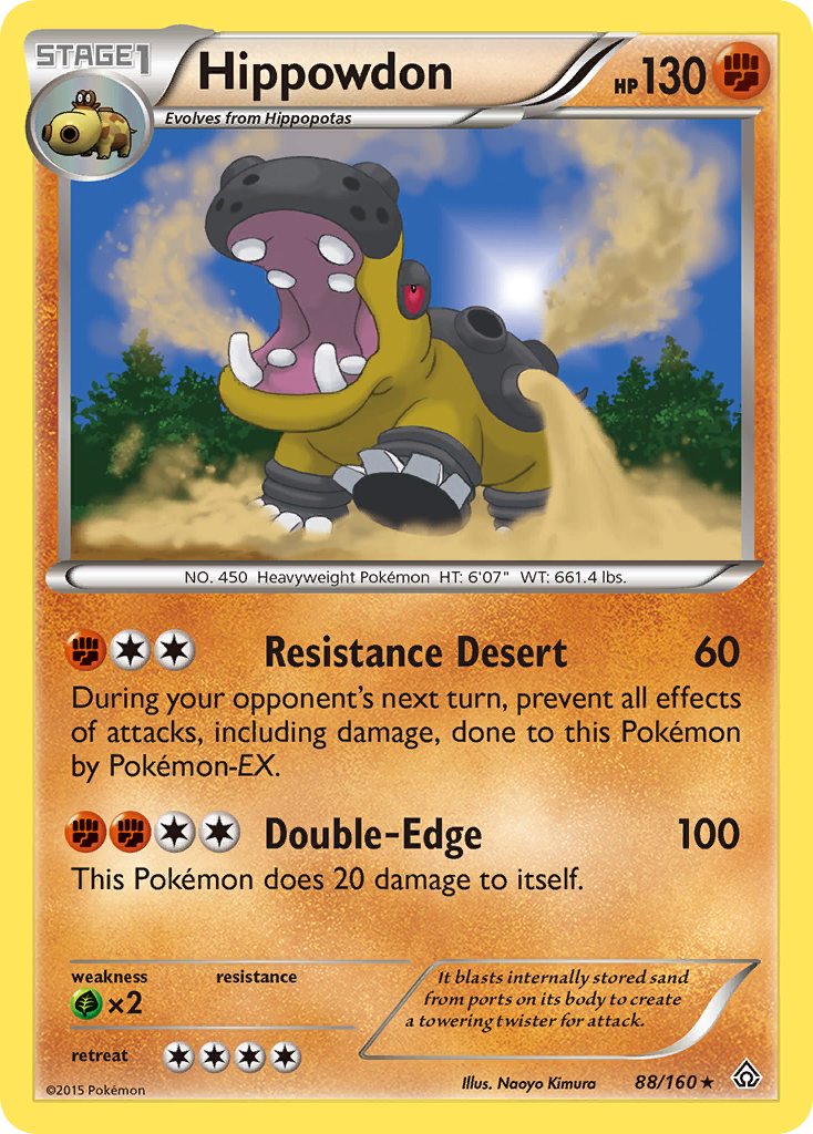 Primal Clash Holo Hippowdon #88/160