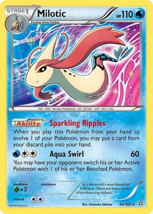 Primal Clash Holo Milotic #44/160