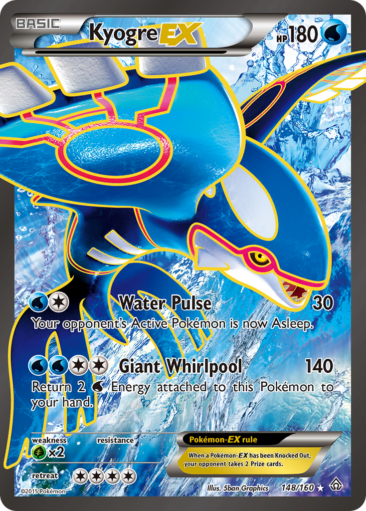 Primal Clash Kyogre EX #148/160