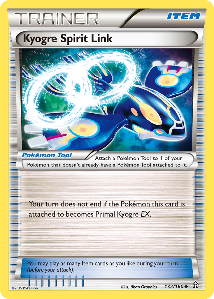 Primal Clash Kyogre Spirit Link #132/160