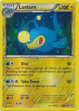 Primal Clash Lanturn #58/160 reverse holo