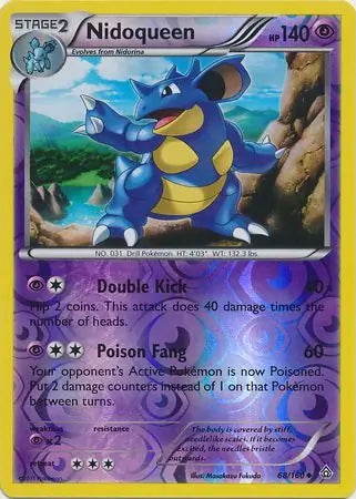 Primal Clash Nidoqueen #68/160 reverse holo
