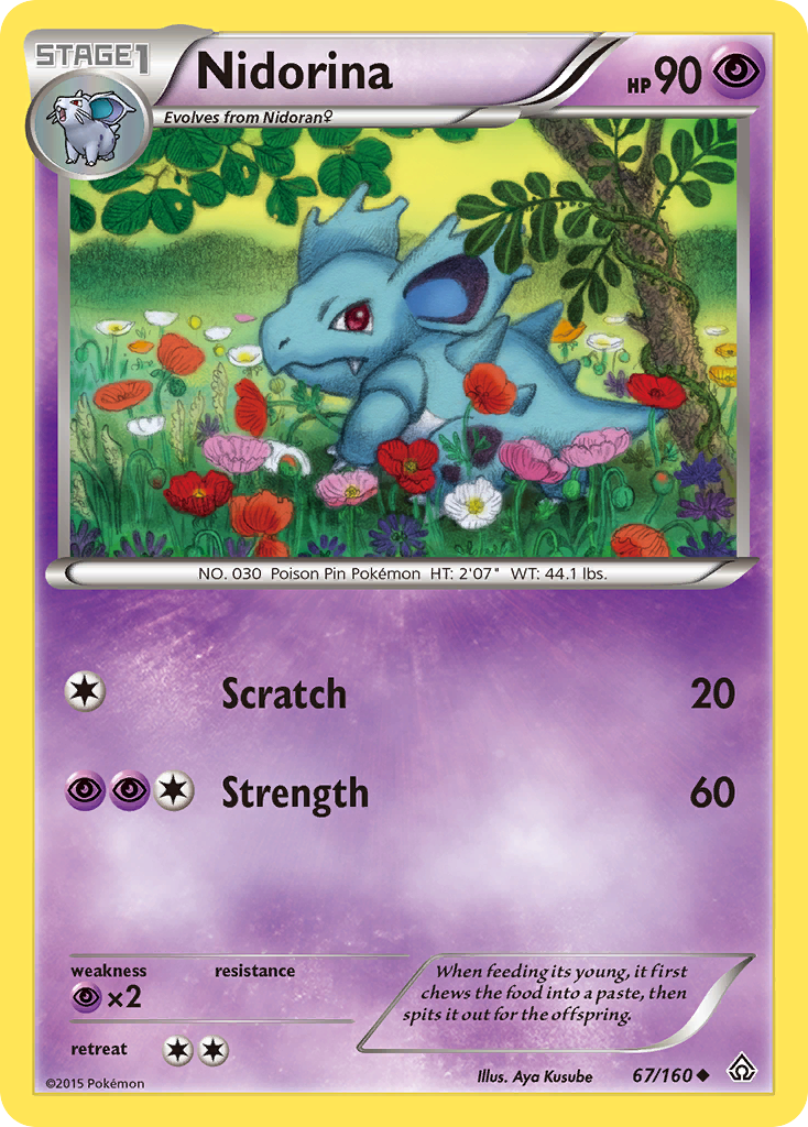 Primal Clash Nidorina #67/160