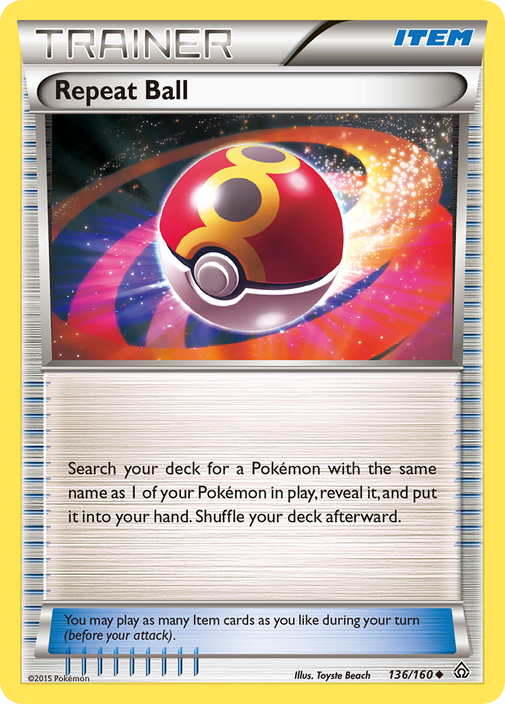 Primal Clash Repeat Ball #136/160