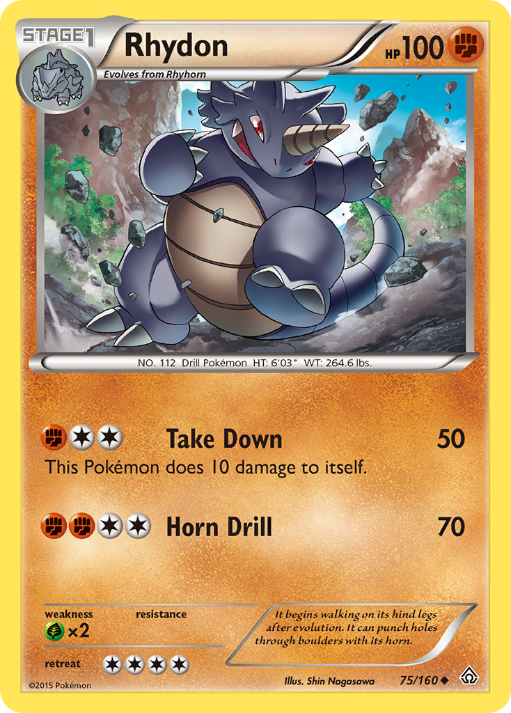 Primal Clash Rhydon #75/160
