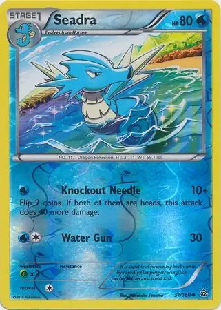 Primal Clash Seadra #31/160 reverse holo