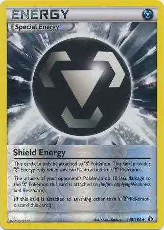 Primal Clash Shield Energy #143/160 reverse holo