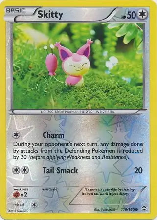 Primal Clash Skitty #113/160 reverse holo