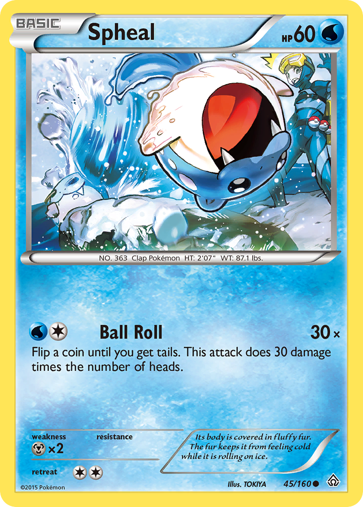 Primal Clash Spheal #45/160