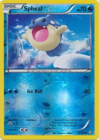 Primal Clash Spheal #46/160 reverse holo