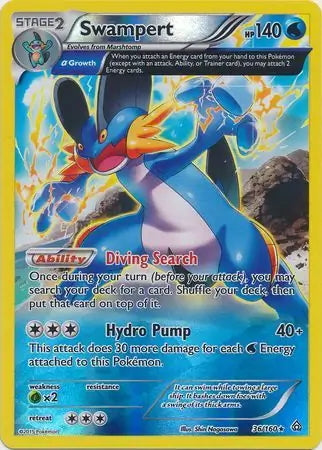 Primal Clash Swampert #36/160 reverse holo