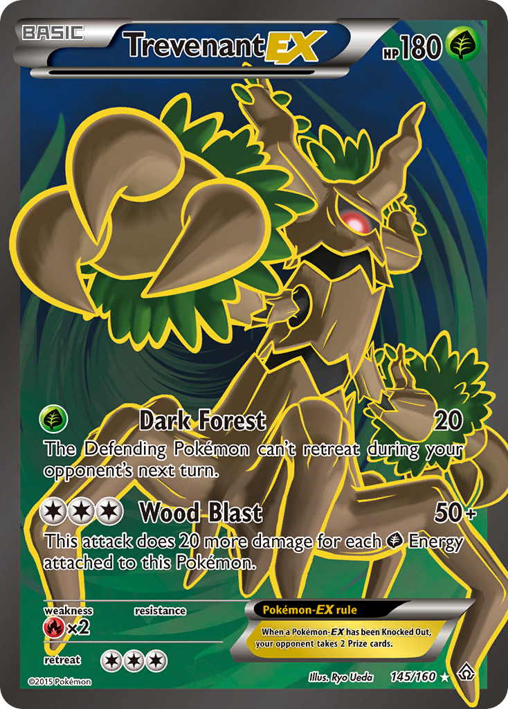 Primal Clash Trevenant EX #145/160