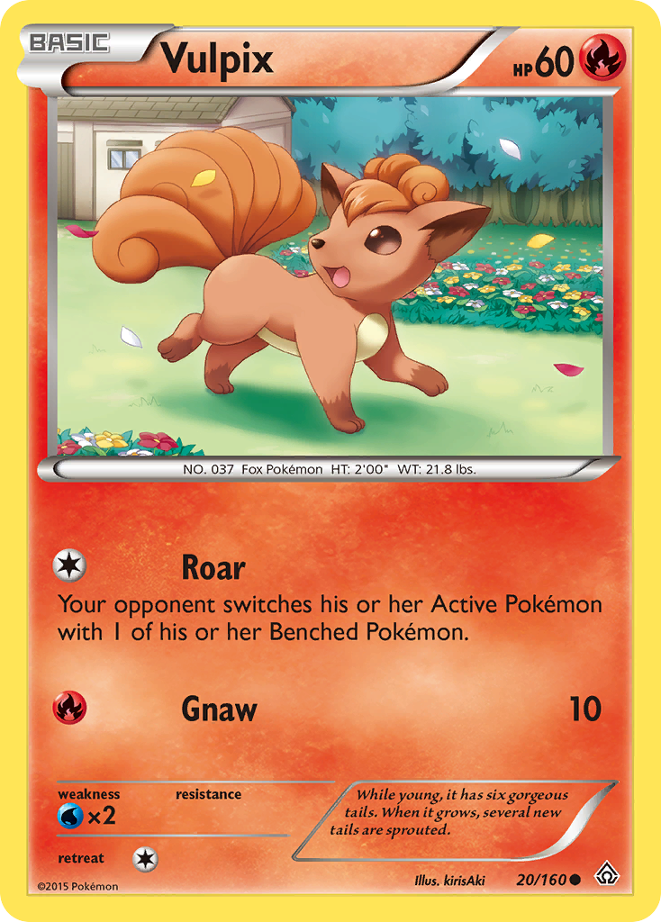 Primal Clash Vulpix #20/160