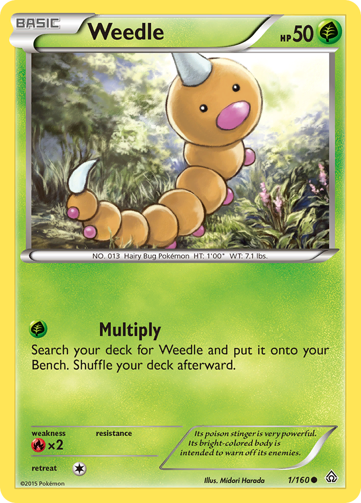 Primal Clash Weedle #1/160