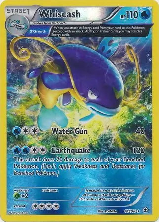 Primal Clash Whiscash #41/160 reverse holo
