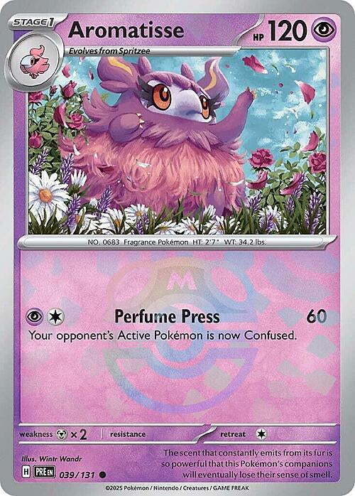 Prismatic Evolutions Aromatisse #039/131 Masterball