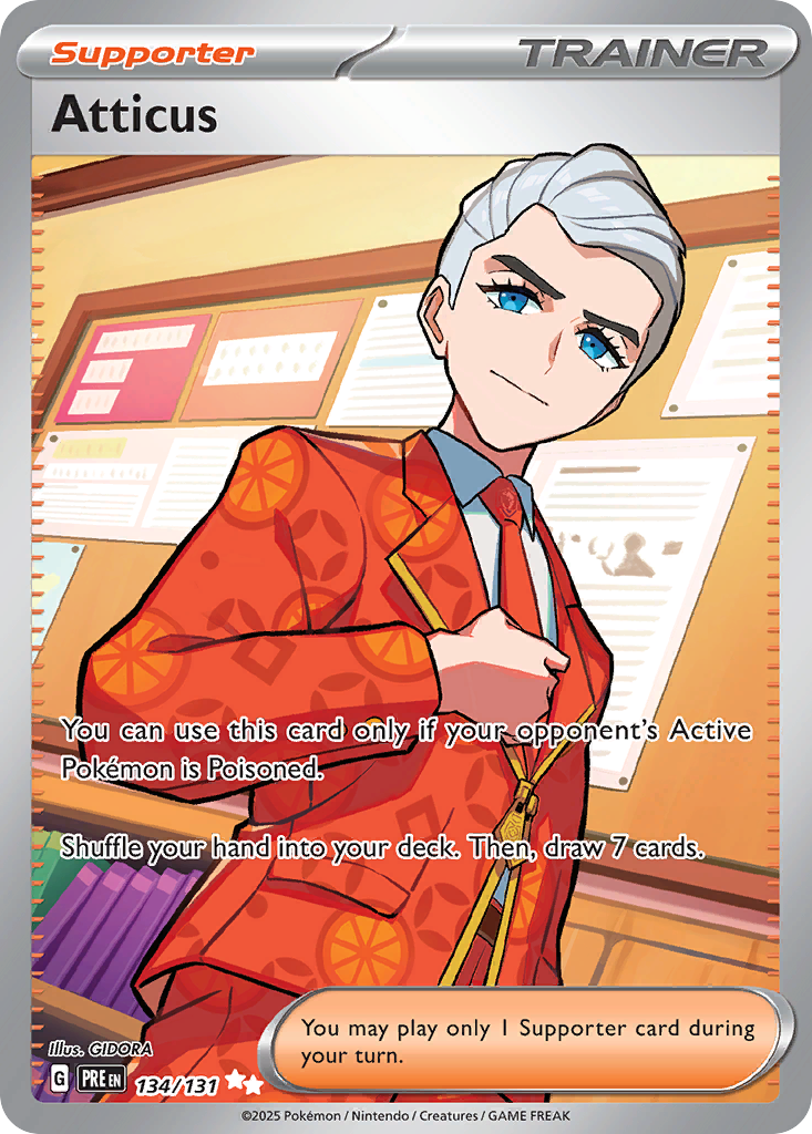 Prismatic Evolutions Atticus #134/131