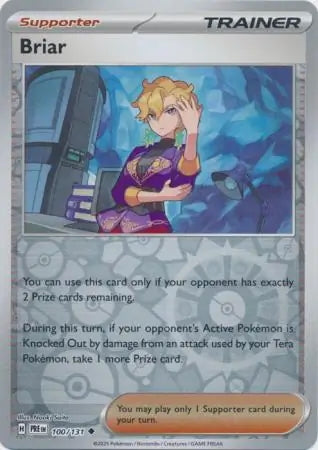 Prismatic Evolutions Briar #100/131 reverse holo