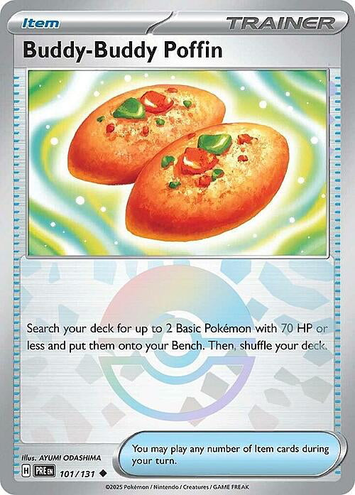 Prismatic Evolutions Buddy-Buddy Poffin #101/131 Pokéball