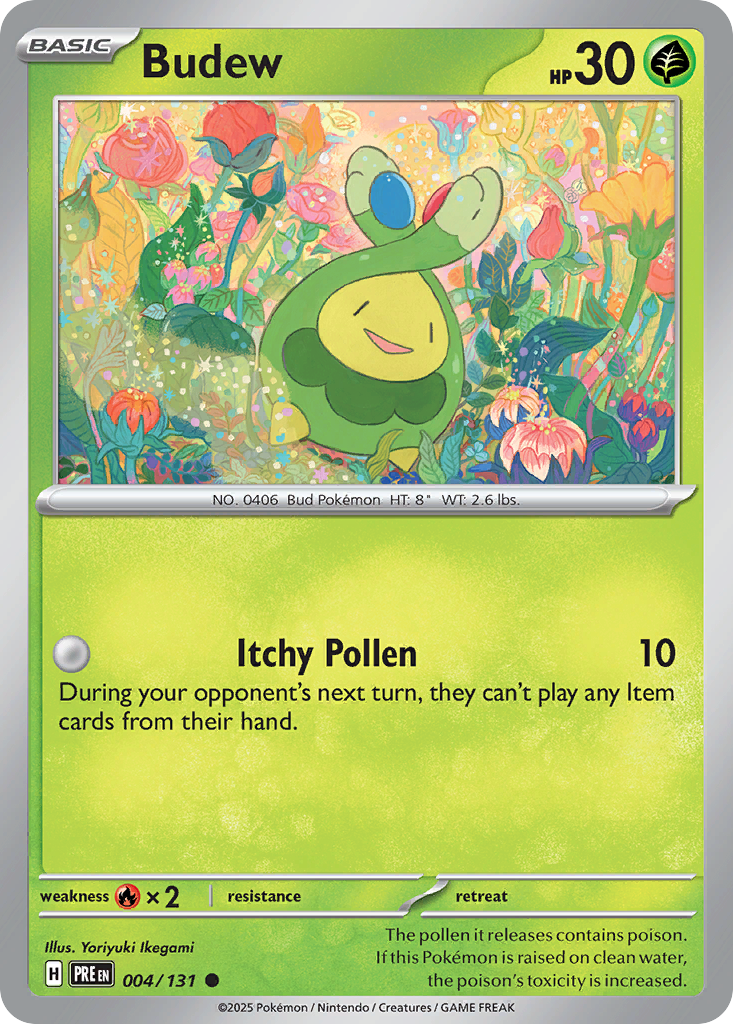 Prismatic Evolutions Budew #004/131