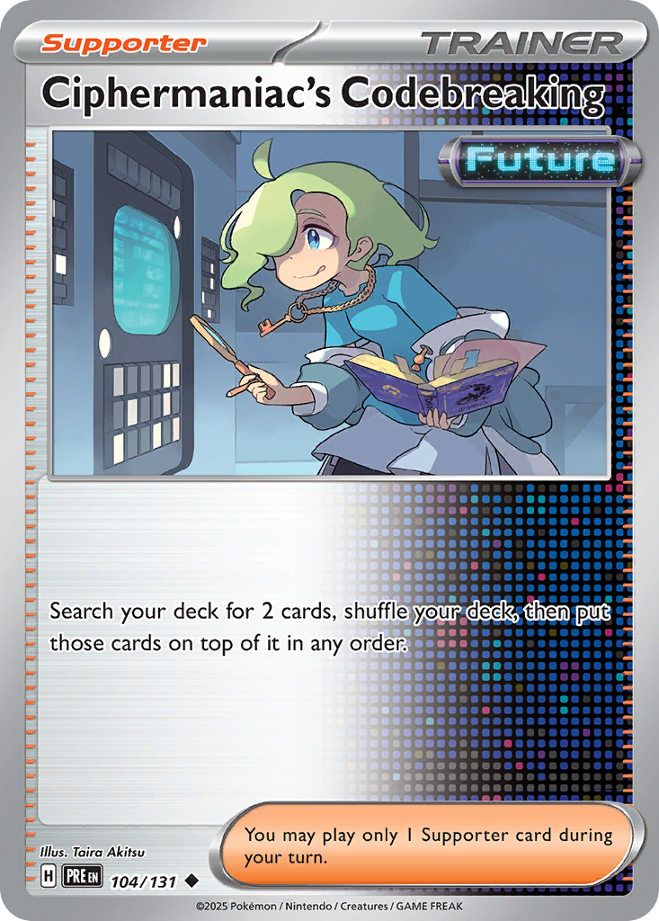 Prismatic Evolutions Ciphermaniac's Codebreaking #104/131