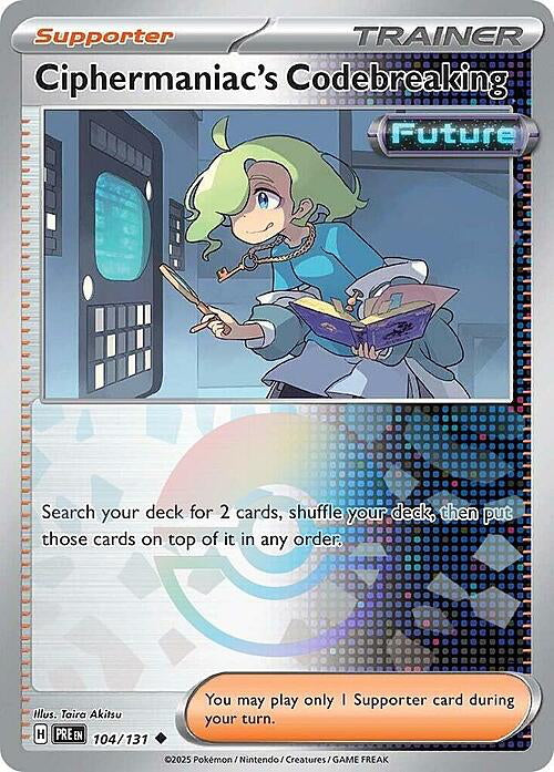 Prismatic Evolutions Ciphermaniac's Codebreaking #104/131 Pokéball