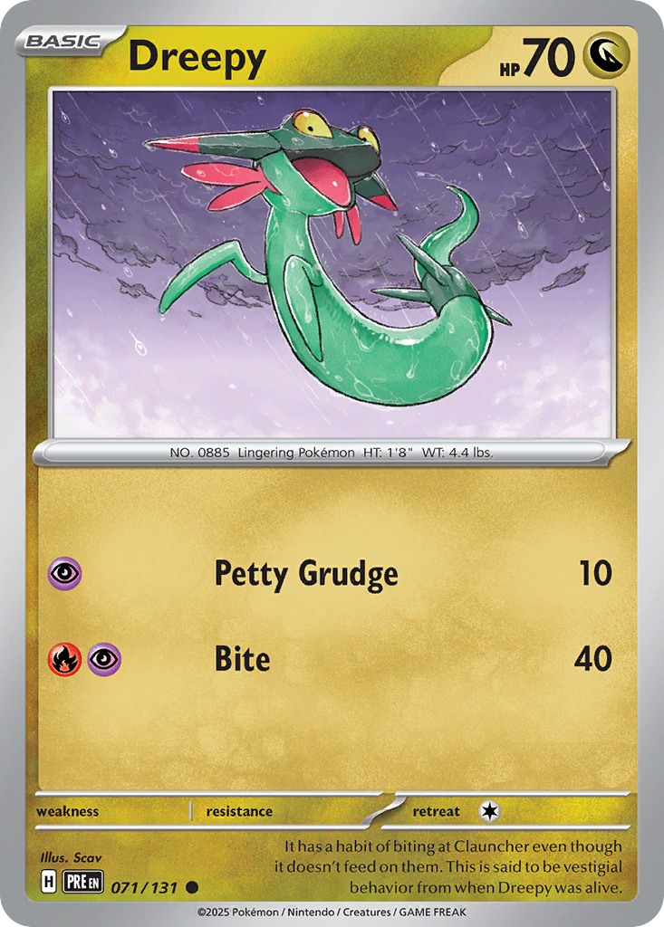 Prismatic Evolutions Dreepy #071/131