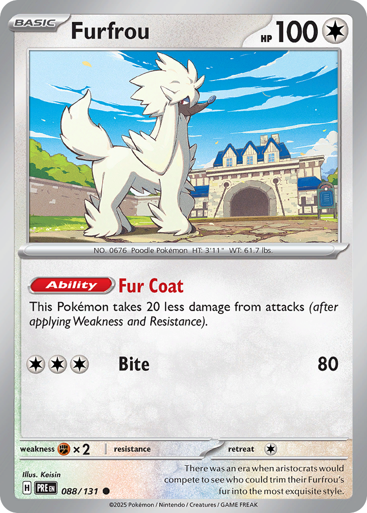 Prismatic Evolutions Furfrou #088/131