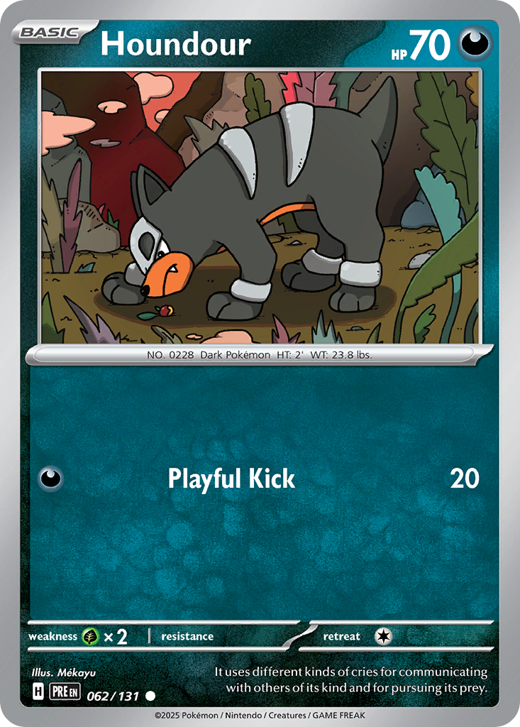 Prismatic Evolutions Houndour #062/131