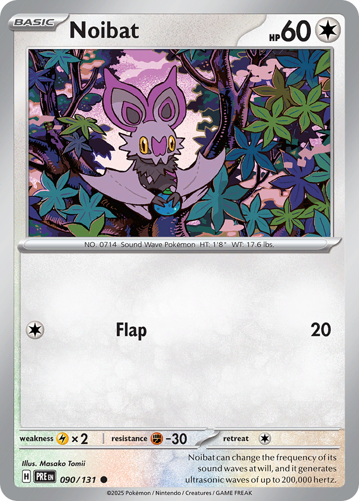 Prismatic Evolutions Noibat #090/131