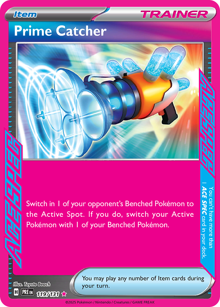 Prismatic Evolutions Prime Catcher #119/131