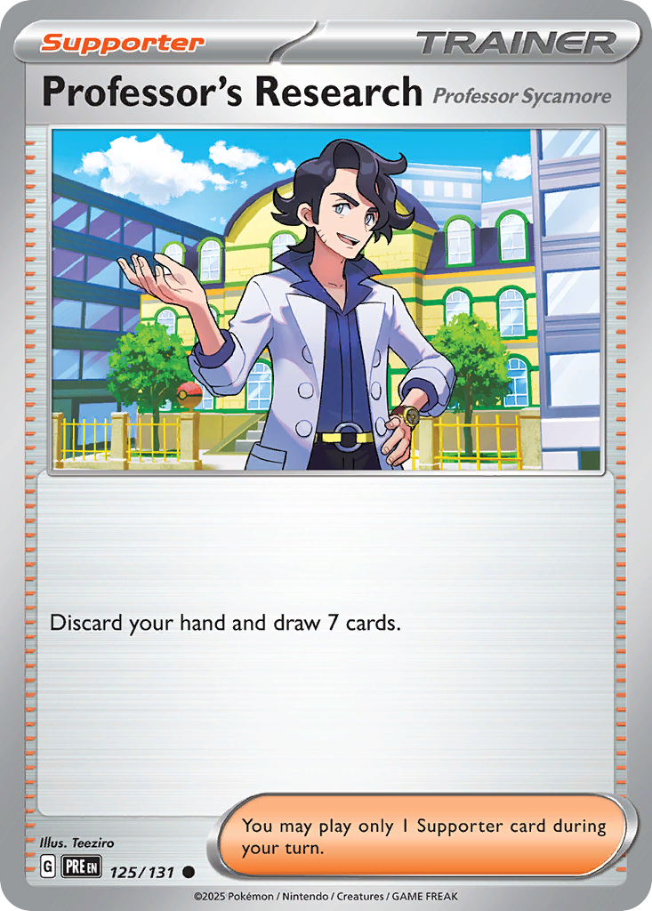 Prismatic Evolutions Professor Sycamore #125/131