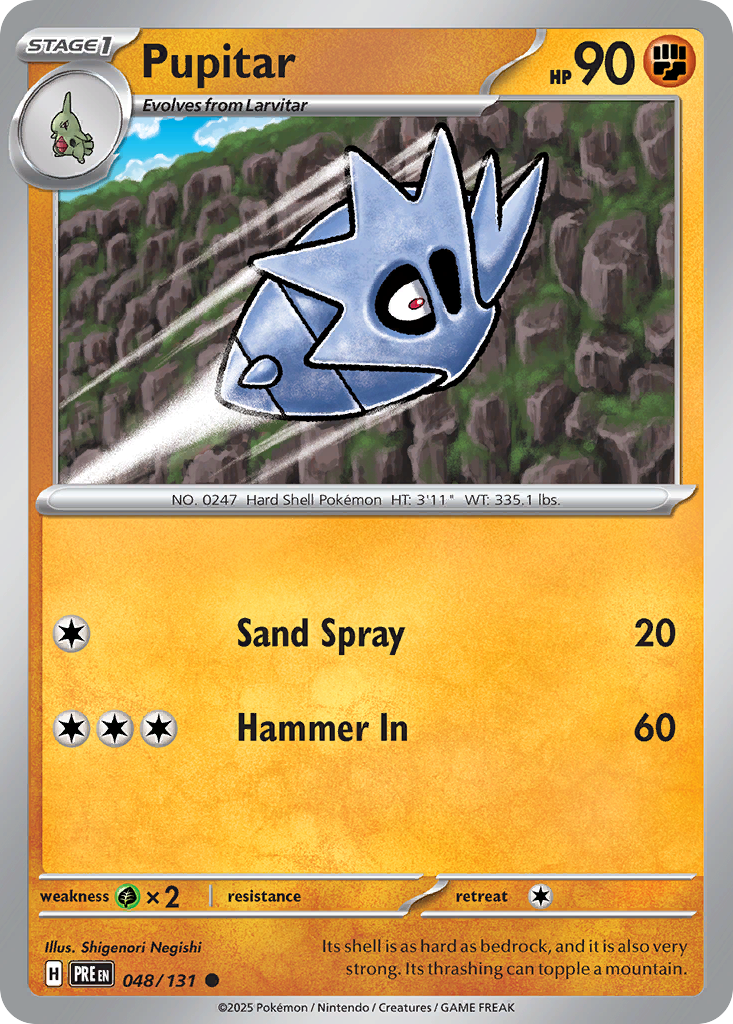 Prismatic Evolutions Pupitar #048/131