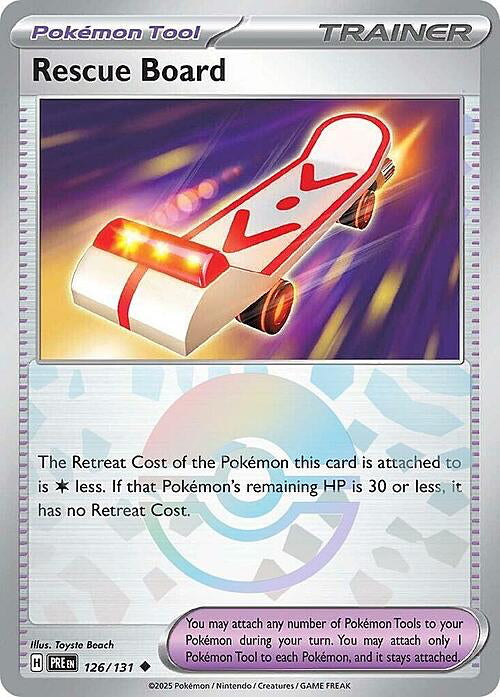 Prismatic Evolutions Rescue Board #126/131 Pokéball