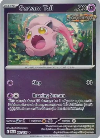 Prismatic Evolutions Scream Tail #042/131 reverse holo