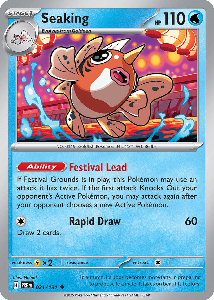 Prismatic Evolutions Seaking #021/131